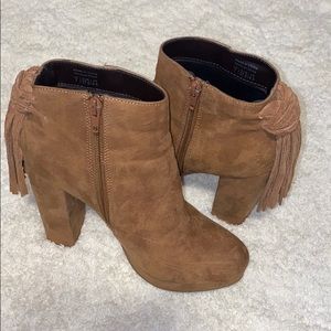 Brown booties